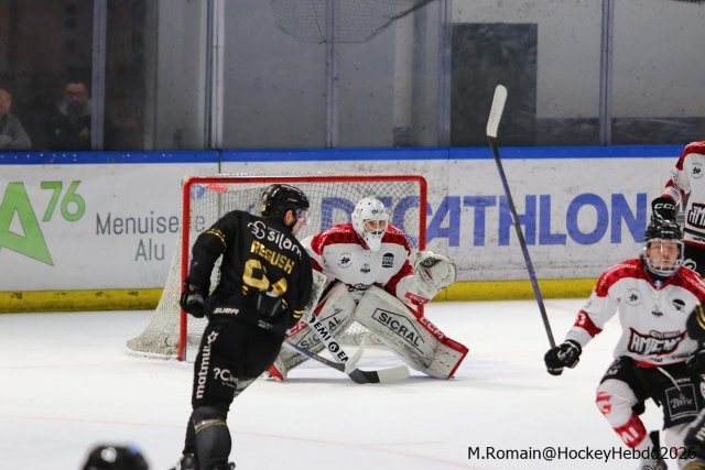 Photo hockey match Rouen - Amiens  le 14/03/2026