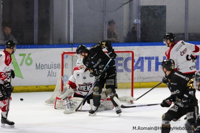 Photo hockey match Rouen - Amiens  le 14/03/2026