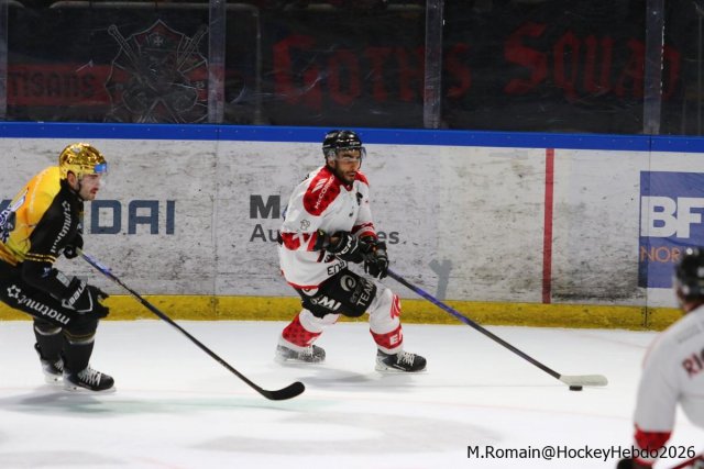 Photo hockey match Rouen - Amiens  le 14/03/2026