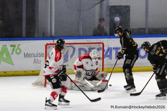 Photo hockey match Rouen - Amiens  le 14/03/2026
