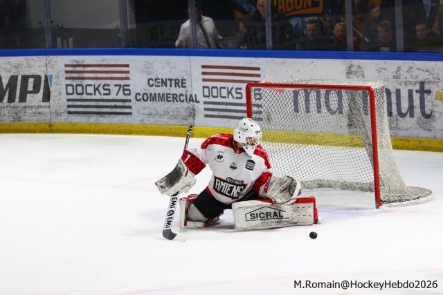 Photo hockey match Rouen - Amiens  le 14/03/2026