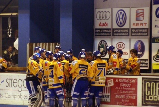 Photo hockey match Angers  - Dijon  le 04/12/2009