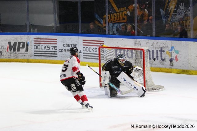 Photo hockey match Rouen - Amiens  le 14/03/2026