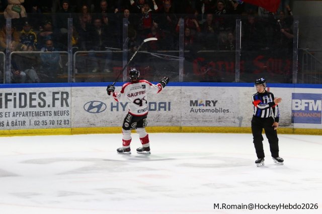Photo hockey match Rouen - Amiens  le 14/03/2026