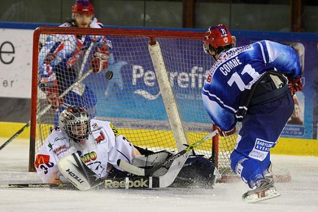 Photo hockey match Lyon - Clermont-Ferrand le 05/12/2009
