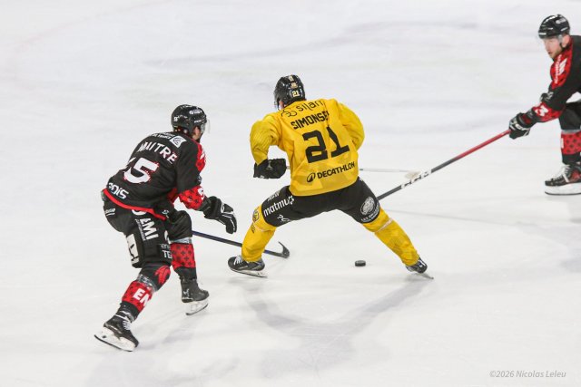 Photo hockey match Amiens  - Rouen le 18/03/2026