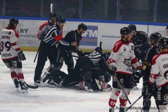 Photo hockey match Rouen - Amiens  le 21/03/2026