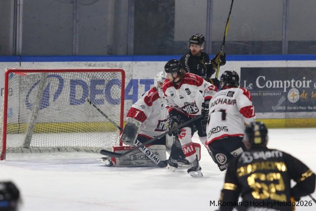 Photo hockey match Rouen - Amiens  le 21/03/2026