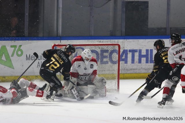 Photo hockey match Rouen - Amiens  le 21/03/2026