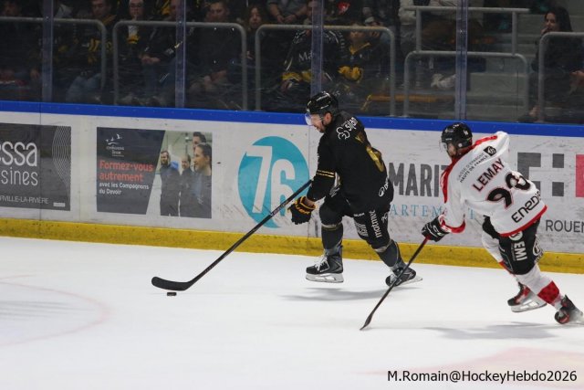 Photo hockey match Rouen - Amiens  le 21/03/2026