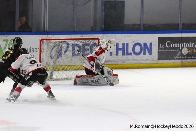 Photo hockey match Rouen - Amiens  le 21/03/2026