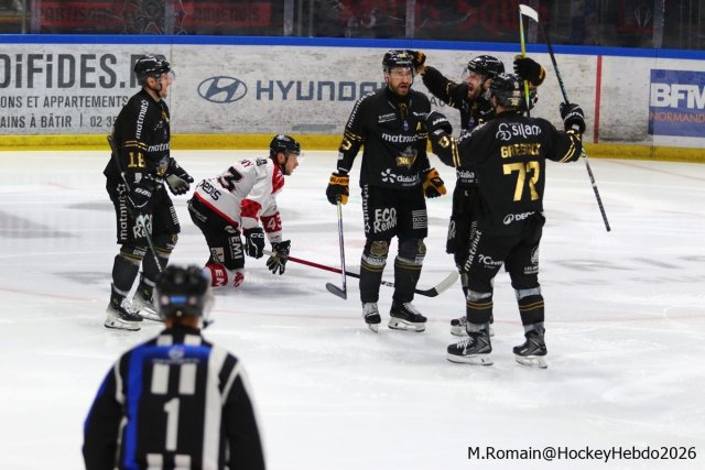 Photo hockey match Rouen - Amiens  le 21/03/2026