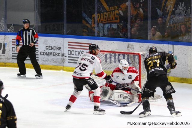 Photo hockey match Rouen - Amiens  le 21/03/2026