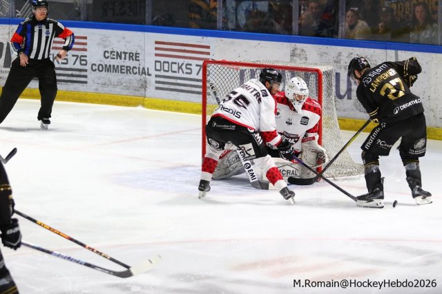 Photo hockey match Rouen - Amiens  le 21/03/2026