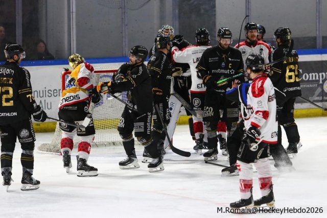 Photo hockey match Rouen - Amiens  le 21/03/2026