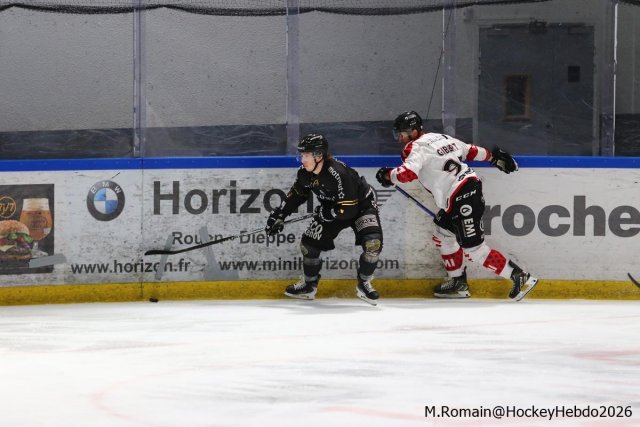 Photo hockey match Rouen - Amiens  le 21/03/2026