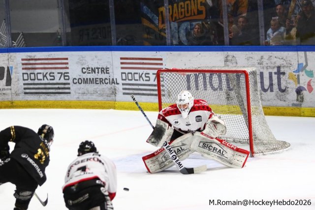 Photo hockey match Rouen - Amiens  le 21/03/2026