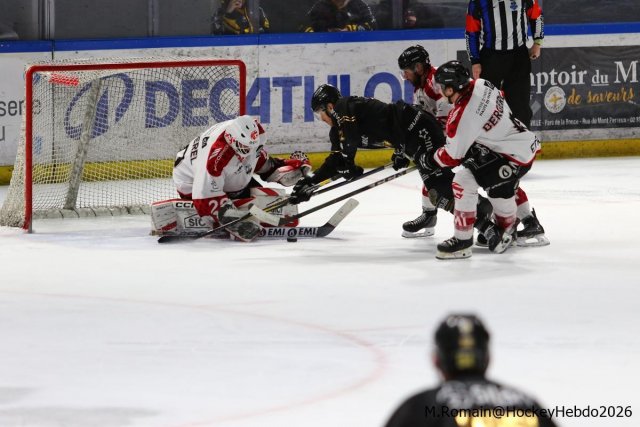 Photo hockey match Rouen - Amiens  le 21/03/2026