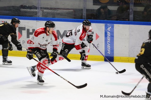 Photo hockey match Rouen - Amiens  le 21/03/2026