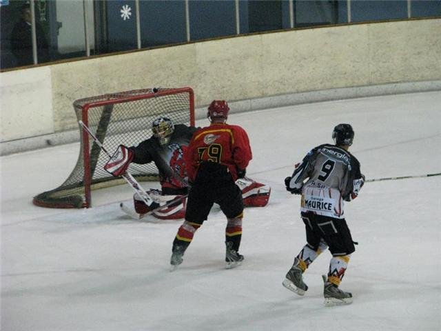 Photo hockey match Besançon - Mulhouse U20 le 05/12/2009
