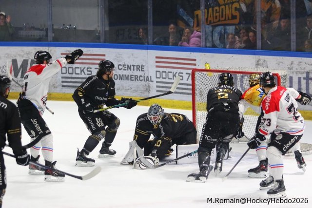 Photo hockey match Rouen - Bordeaux le 27/03/2026