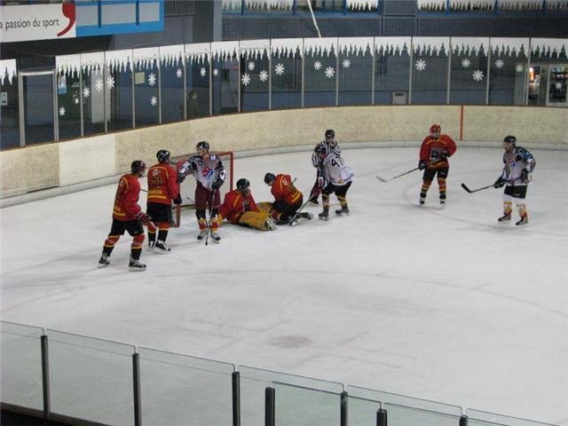 Photo hockey match Besançon - Mulhouse U20 le 05/12/2009