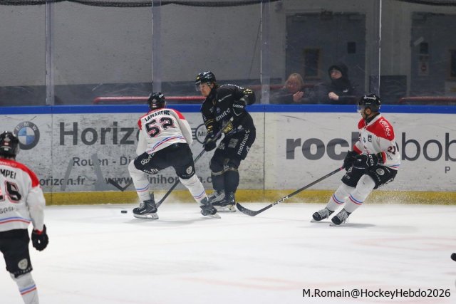 Photo hockey match Rouen - Bordeaux le 27/03/2026