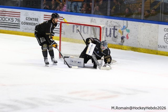 Photo hockey match Rouen - Bordeaux le 27/03/2026