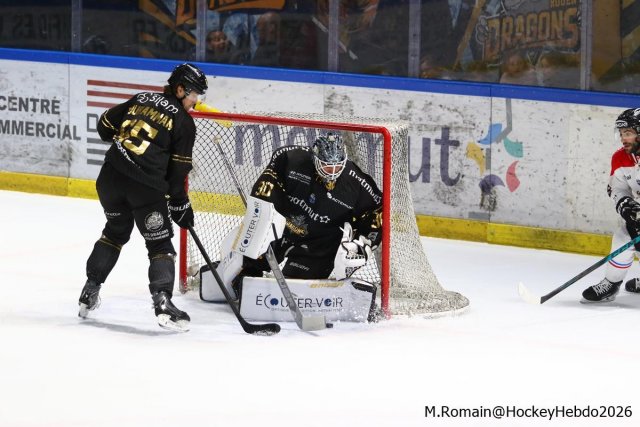 Photo hockey match Rouen - Bordeaux le 28/03/2026