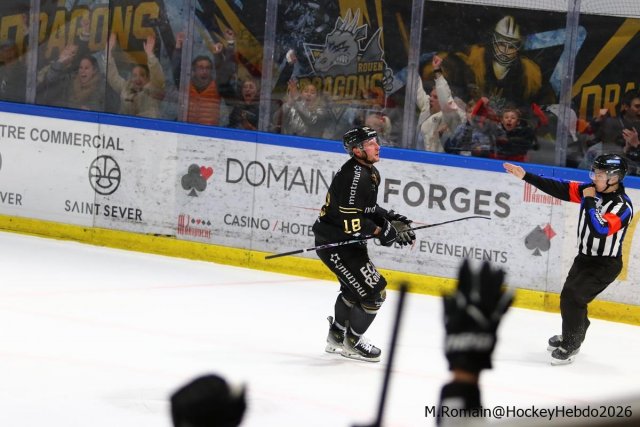 Photo hockey match Rouen - Bordeaux le 28/03/2026