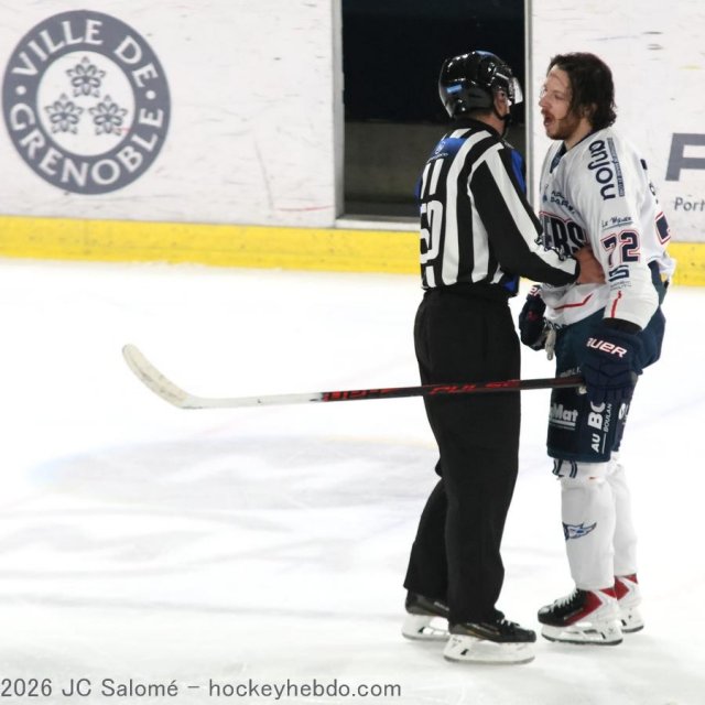 Photo hockey match Grenoble  - Angers  le 08/04/2026