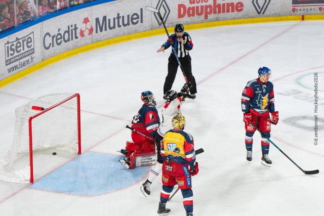 Photo hockey match Grenoble  - Bordeaux le 18/04/2026