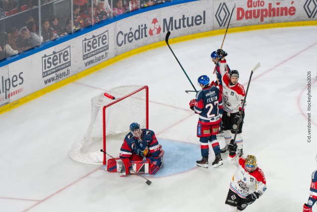 Photo hockey match Grenoble  - Bordeaux le 18/04/2026