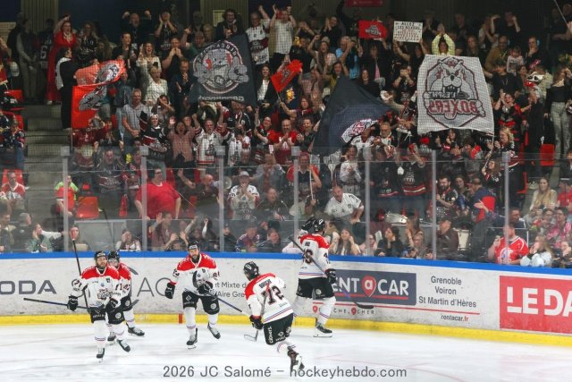 Photo hockey match Grenoble  - Bordeaux le 18/04/2026
