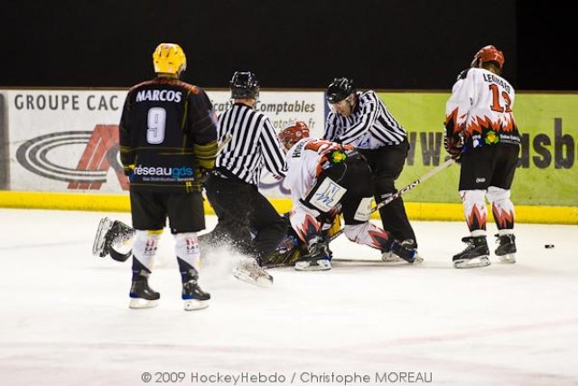 Photo hockey match Strasbourg  - Neuilly/Marne le 04/12/2009