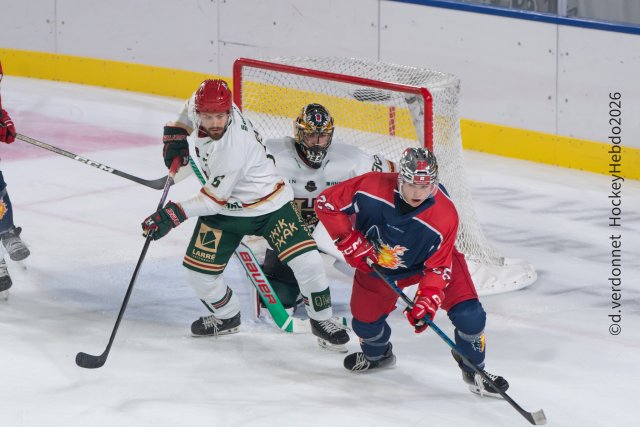 Photo hockey reportage Grenoble déçoit à domicile contre Anglet.