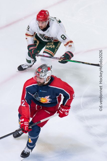 Photo hockey reportage Grenoble déçoit à domicile contre Anglet.