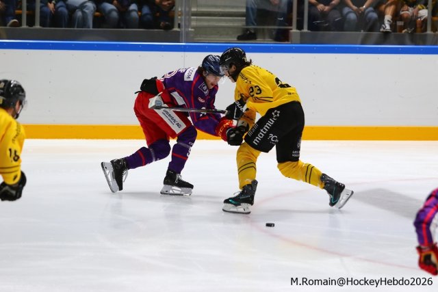 Photo hockey match Rouen - Düsseldorf le 05/09/2026