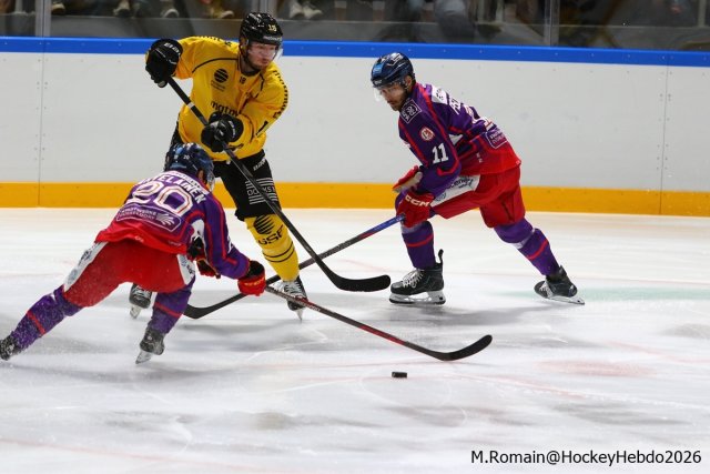 Photo hockey match Rouen - Düsseldorf le 05/09/2026
