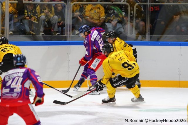 Photo hockey match Rouen - Düsseldorf le 05/09/2026