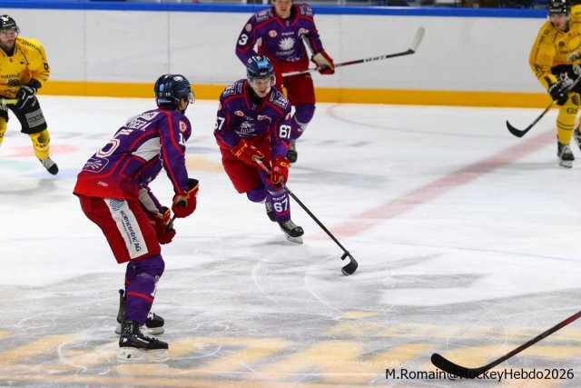 Photo hockey match Rouen - Düsseldorf le 05/09/2026