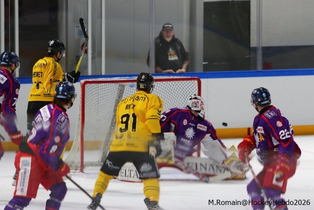 Photo hockey match Rouen - Düsseldorf le 05/09/2026