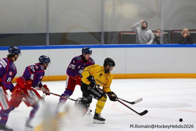 Photo hockey match Rouen - Düsseldorf le 05/09/2026
