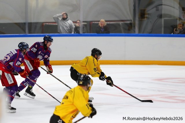 Photo hockey match Rouen - Düsseldorf le 05/09/2026