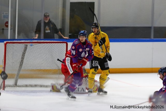 Photo hockey match Rouen - Düsseldorf le 05/09/2026
