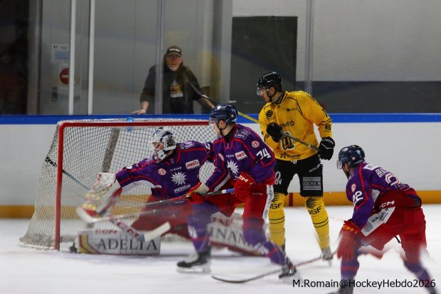 Photo hockey match Rouen - Düsseldorf le 05/09/2026