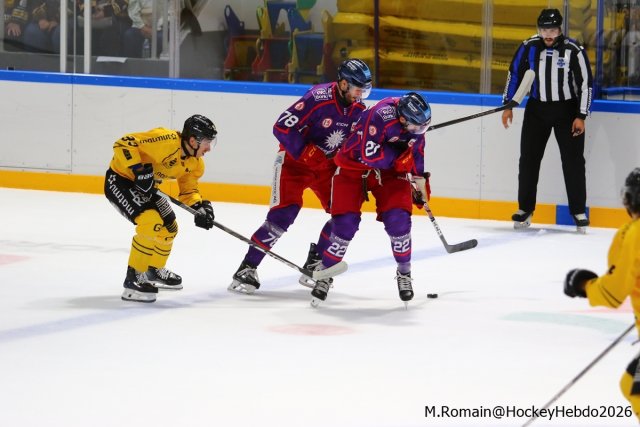 Photo hockey match Rouen - Düsseldorf le 05/09/2026