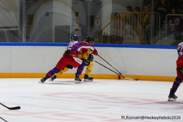 Photo hockey match Rouen - Düsseldorf le 05/09/2026