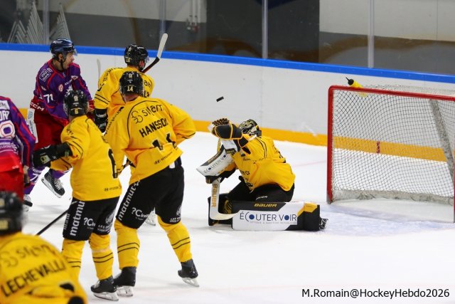 Photo hockey match Rouen - Düsseldorf le 05/09/2026
