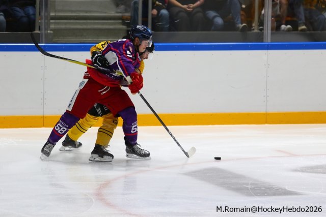 Photo hockey match Rouen - Düsseldorf le 05/09/2026